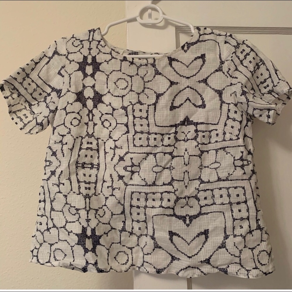 Madewell open back top